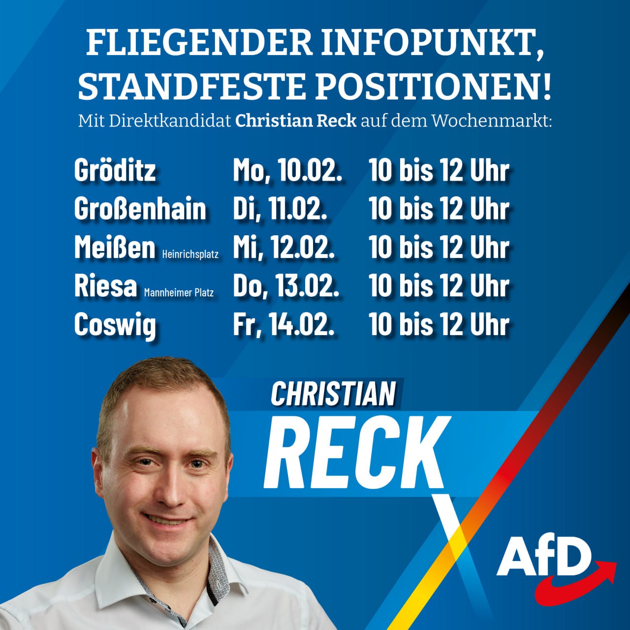 Infostände diese Woche