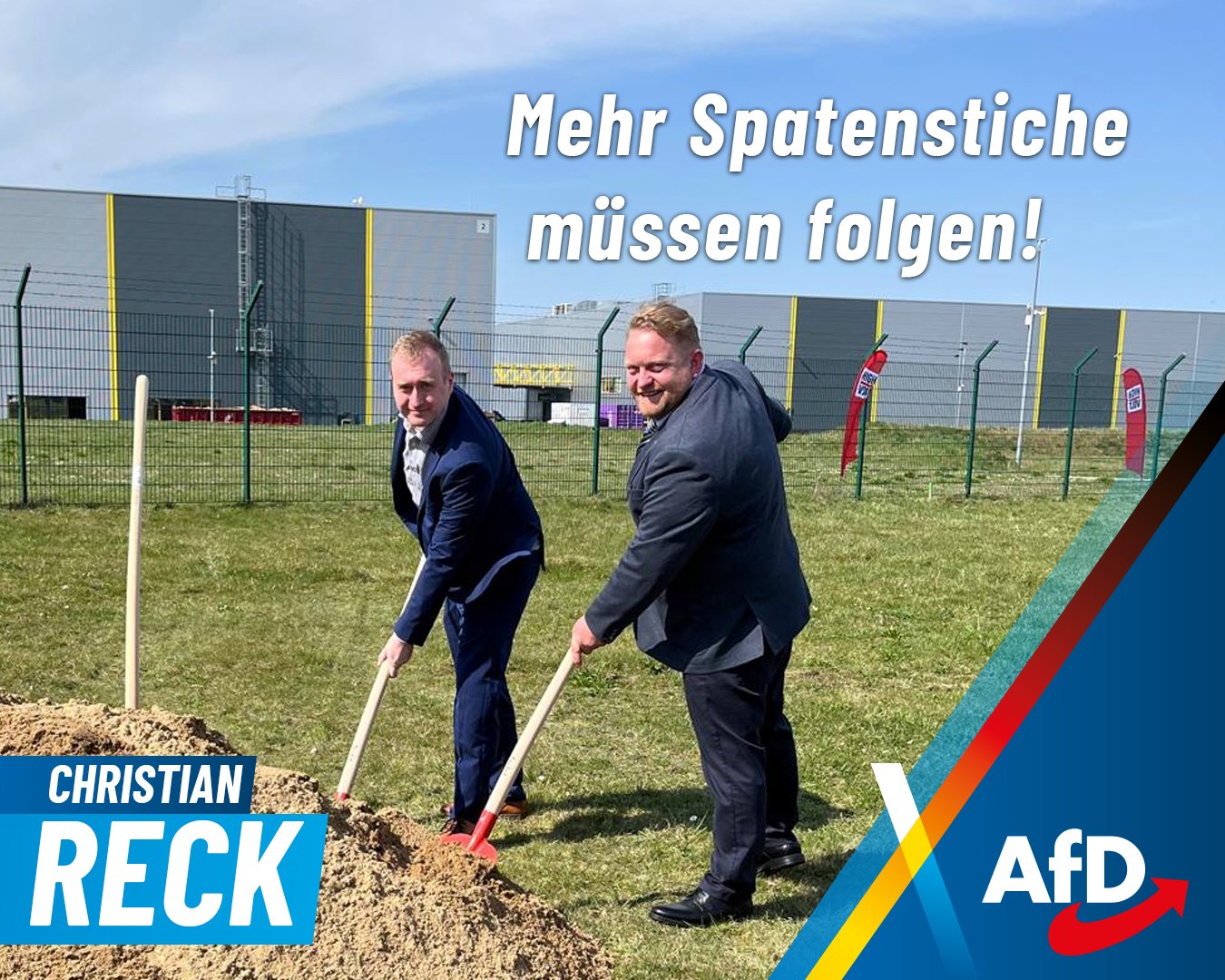 Mehr Spatenstiche müssen folgen! 1 Christian Reck CR spatenstich1 Mehr Spatenstiche müssen folgen!