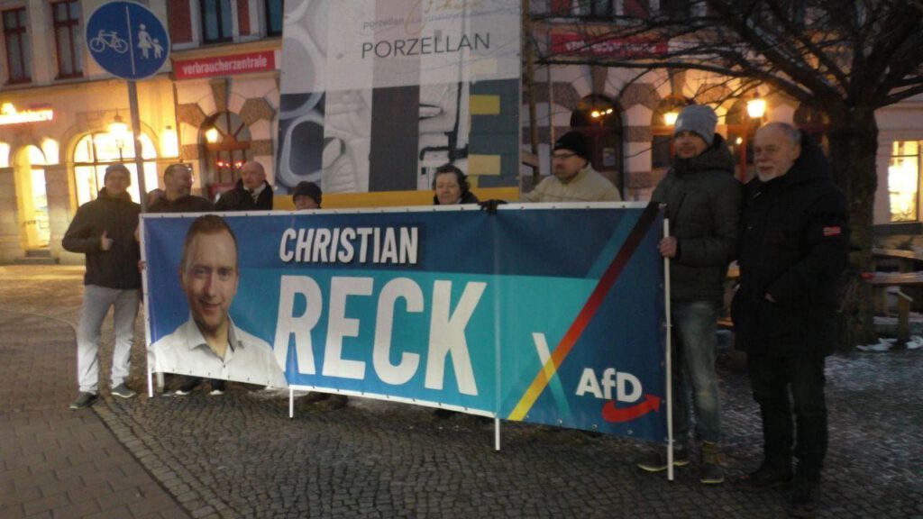 cr 2502191 Banneraktion in Meißen – Gegenprotest? Dann kommen wir eben wann anders!