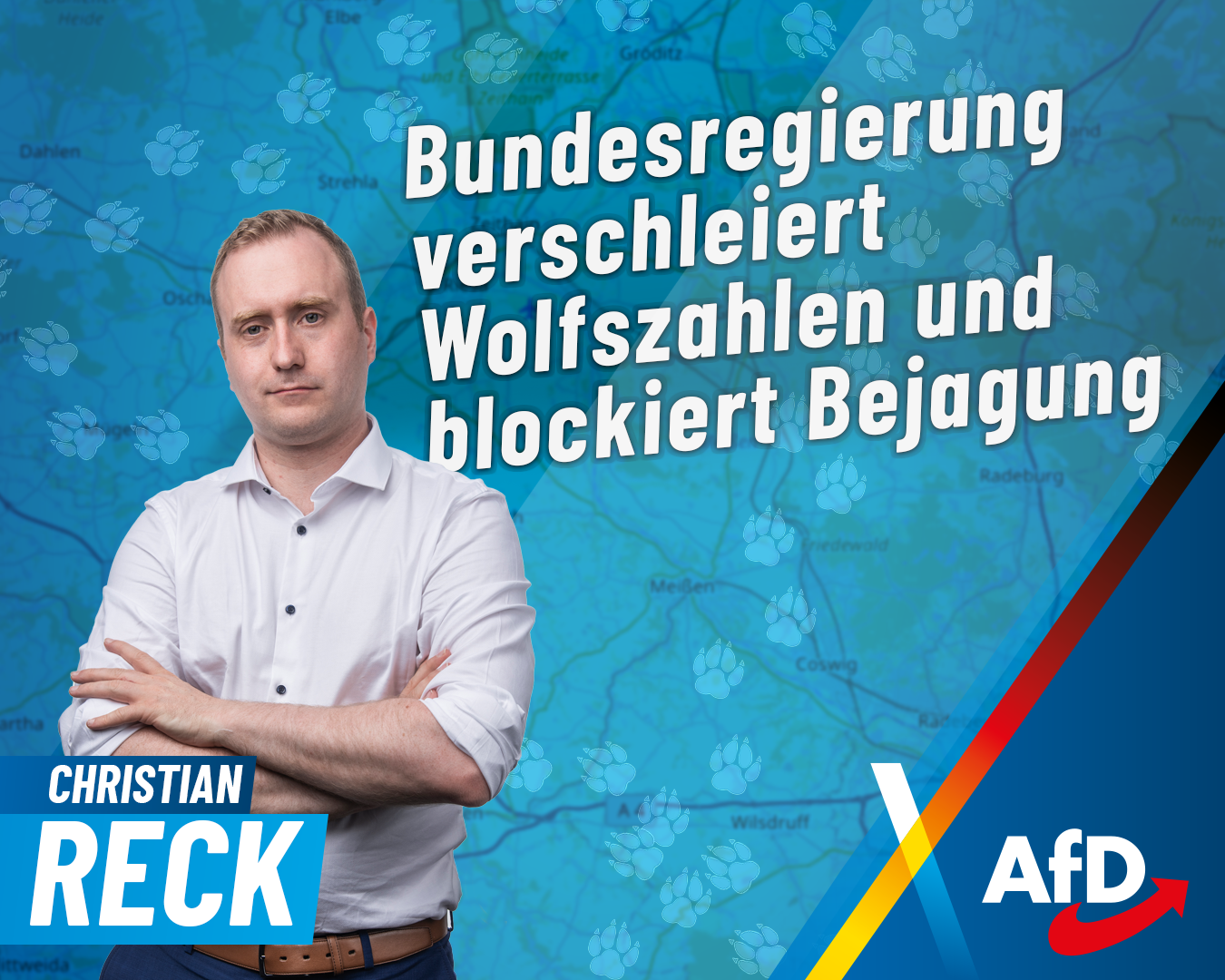 Stellt sich da jemand dumm? Wolfspopulation in Ostdeutschland ist für die Bundesregierung „unbekannt“ 1 Christian Reck | MdB Christian Reck wolf Stellt sich da jemand dumm? Wolfspopulation in Ostdeutschland ist für die Bundesregierung „unbekannt“