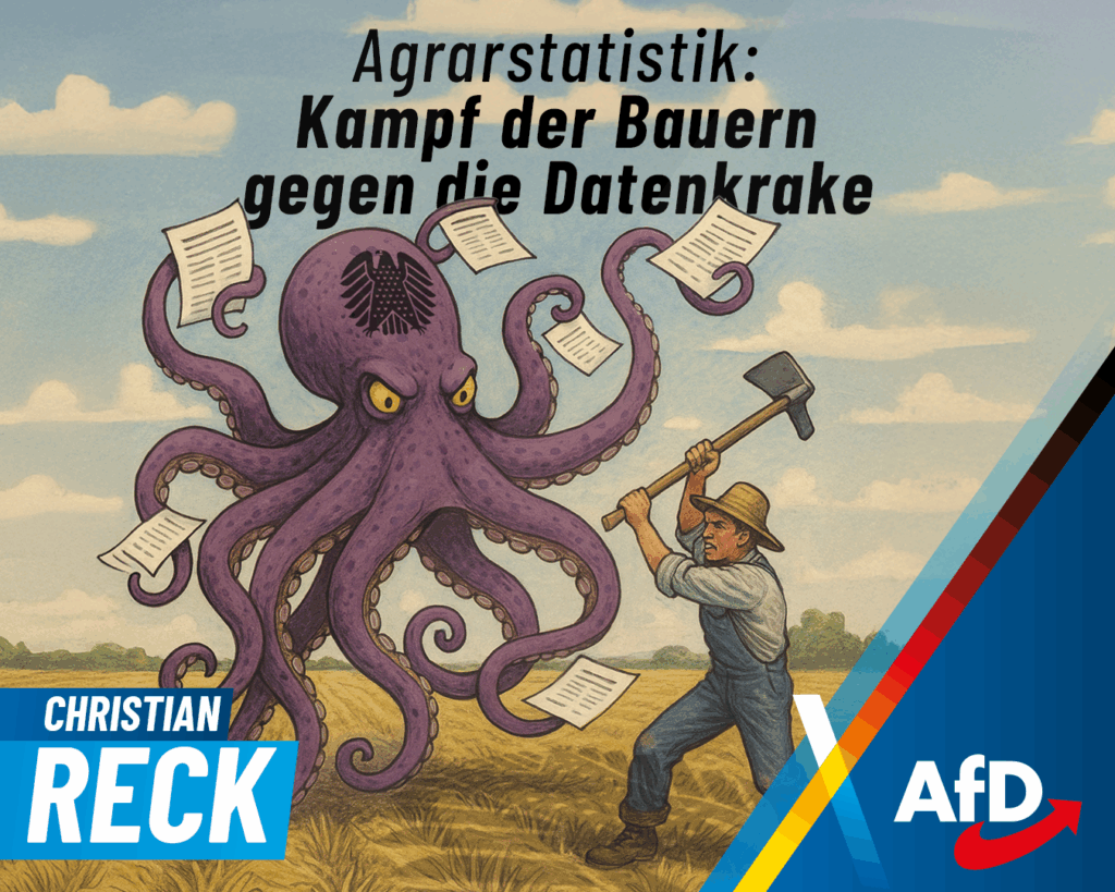 Christian Reck agrastatistik Agrarstatistik: Kampf der Bauern gegen die Datenkrake