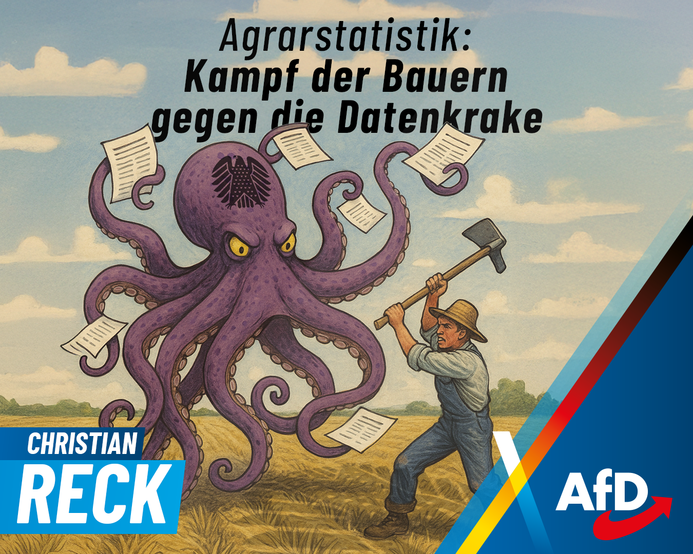 Christian Reck agrastatistik Agrarstatistik: Kampf der Bauern gegen die Datenkrake