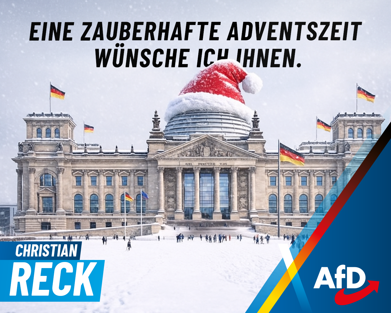 Christian Reck weihnachten Eine zauberhafte Adventszeit wünsche ich Ihnen.
