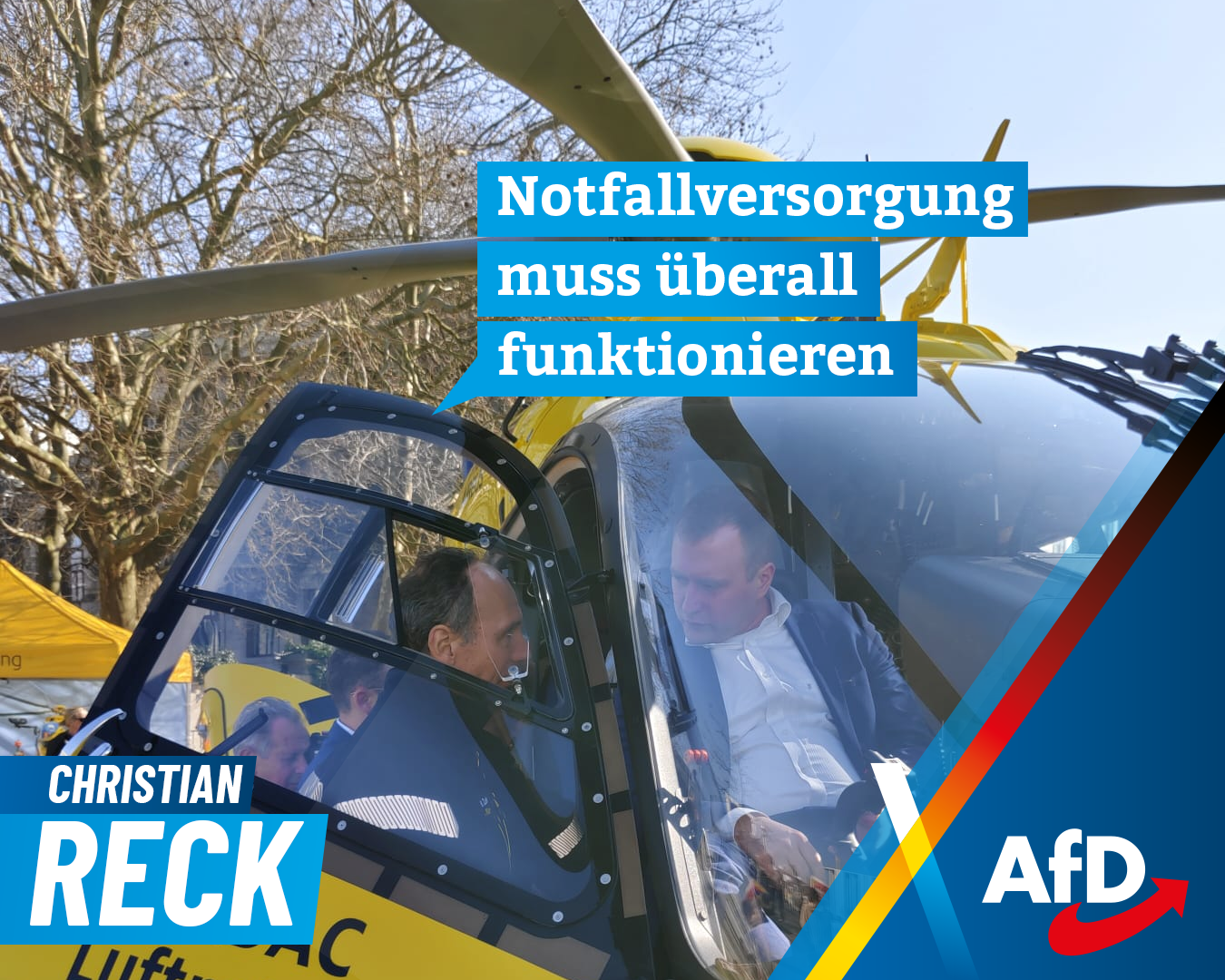 Christian Reck adac Notfallversorgung muss überall funktionieren