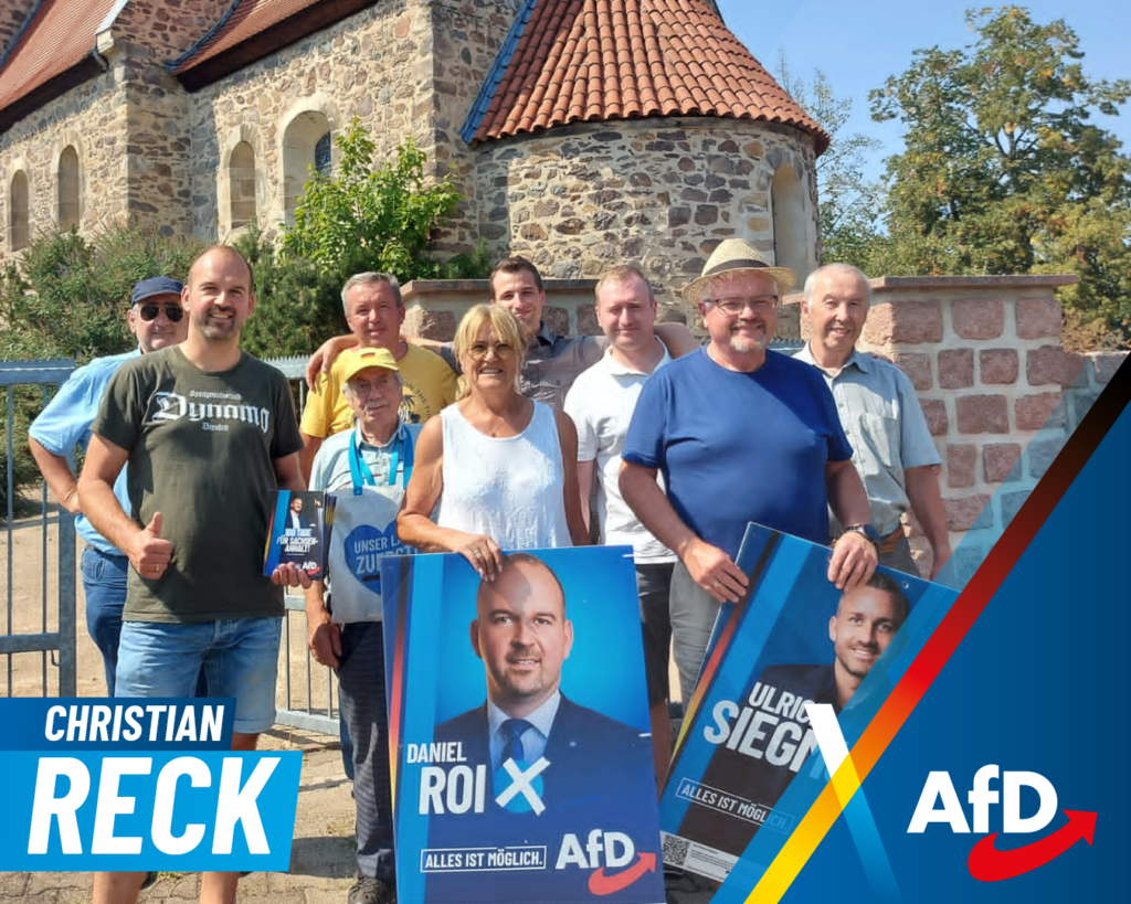 Christian Reck sawk Wahlkampfunterstützung