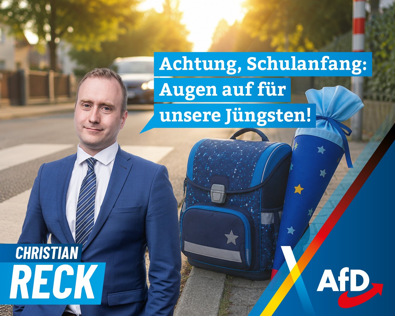 Christian Reck schulanfang Achtung Schulanfang: Augen auf für unsere Jüngsten!