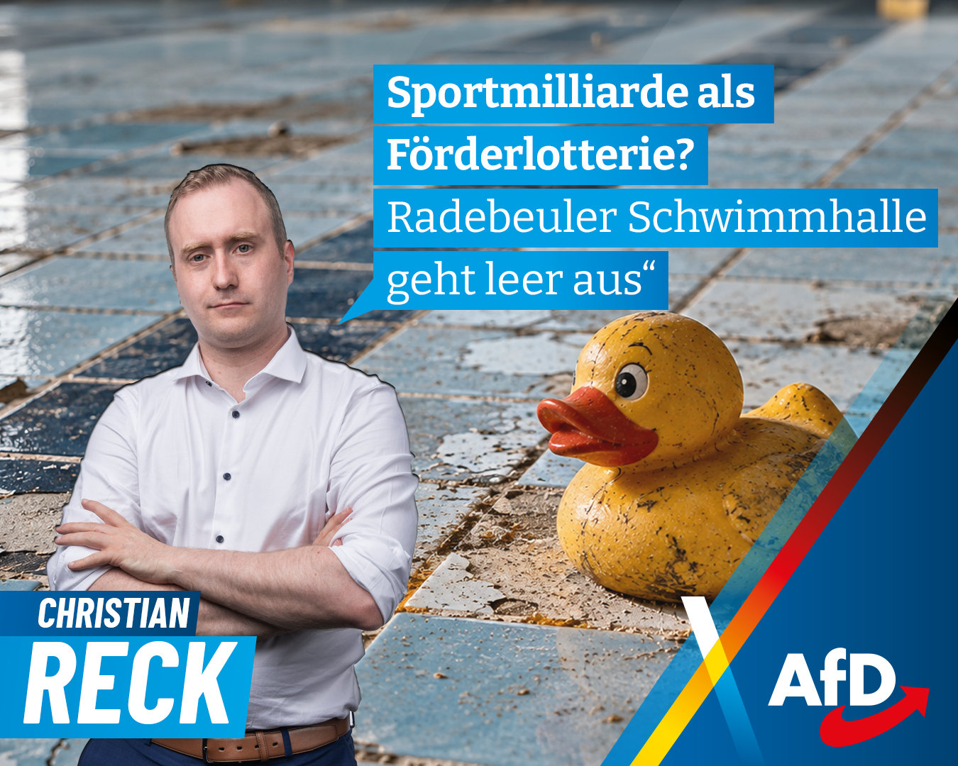 Christian Reck bad „Sportmilliarde als Förderlotterie? Radebeuler Schwimmhalle geht leer aus“