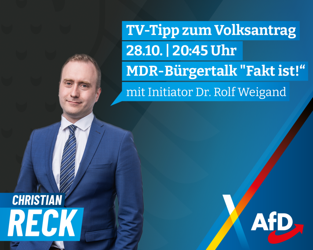 Christian Reck tvtipp TV-TIPP 28.10.